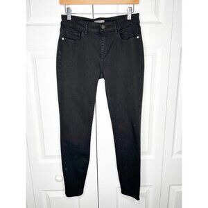 DL1961 Emma Riker Black Denim Low Rise Instasculpt Skinny Jeans Women's Size 28